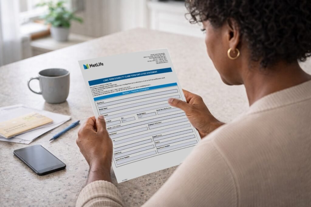 Metlife Disability Claim notice